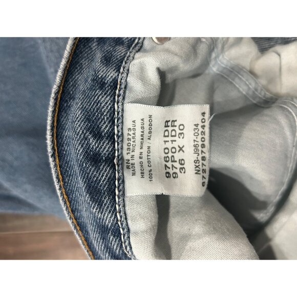 Wrangler Mens Regular Fit Blue Denim Jeans Size 38x30 - Picture 5 of 8